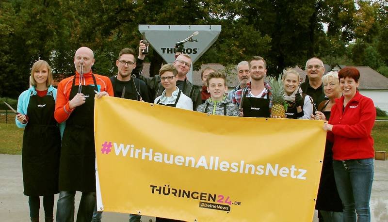 TH24-Gewinner beim Thüros-Grillworkshop