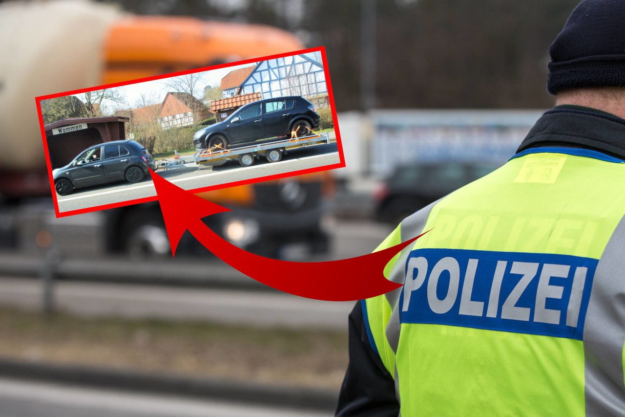 A4 In Thüringen: Dieses Abschlepp-Gespann Ist Ein Fall Für Die Polizei ...