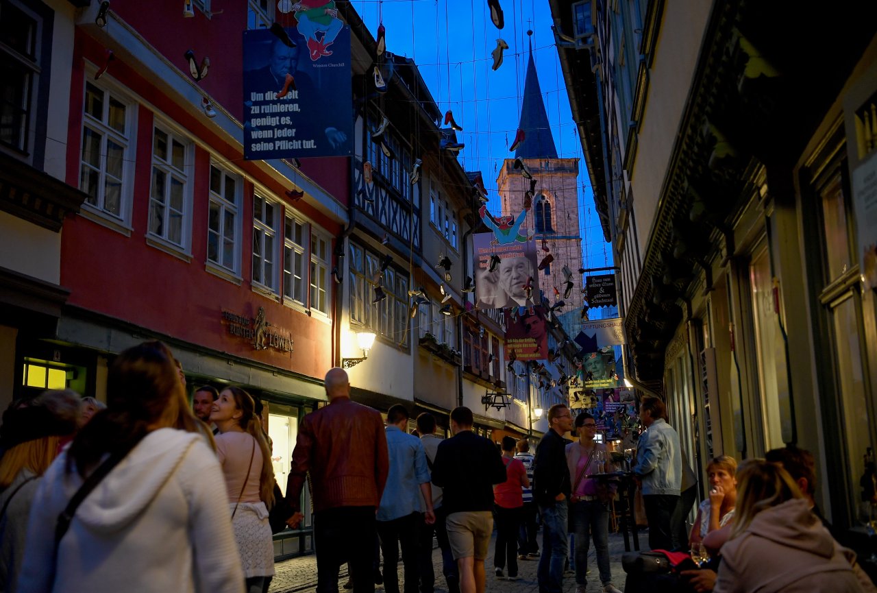 Krämerbrückenfest In Erfurt: Straßen Und Parkplätze Dicht - Thueringen24