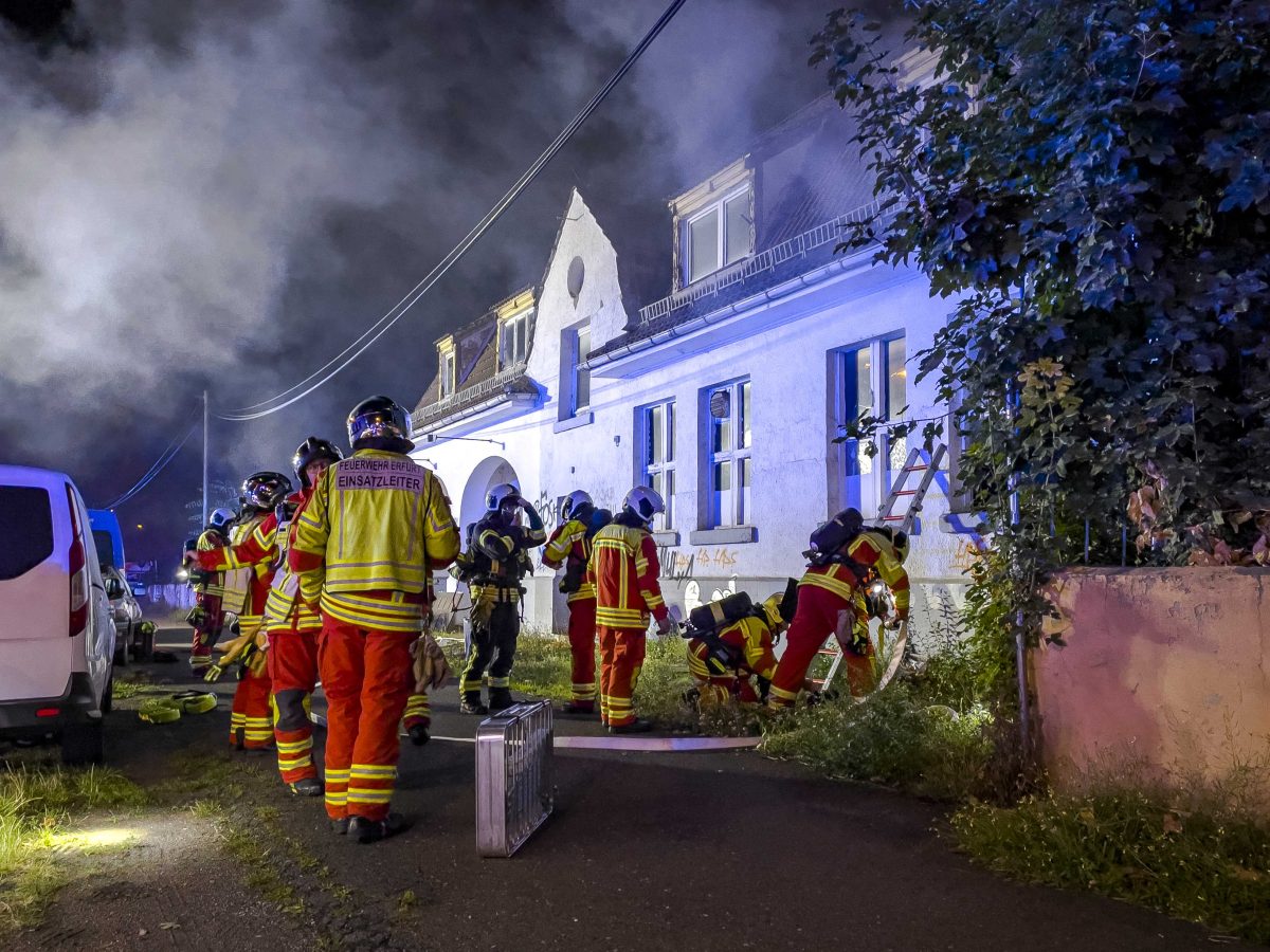 Erfurt: Brand-Drama Im Abbruchhaus! Mann Stirbt In Flammen - Thueringen24