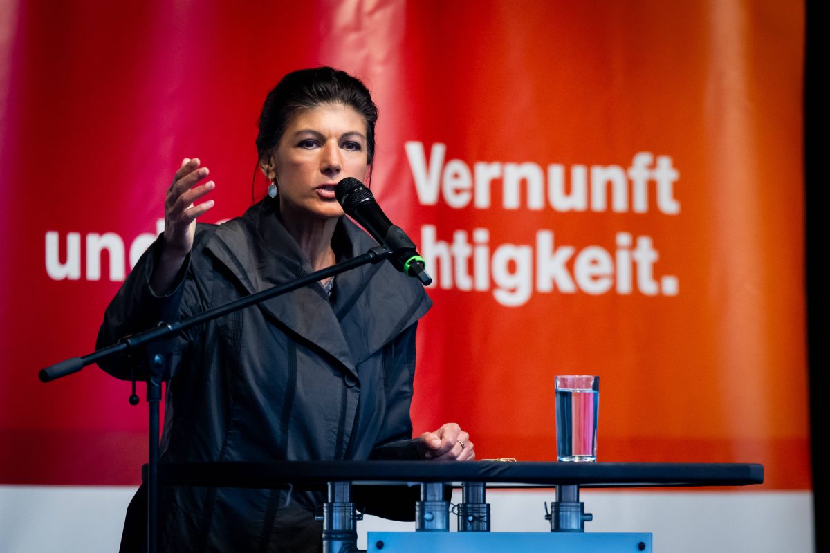 Sahra Wagenknecht war zu Gast in Weimar.