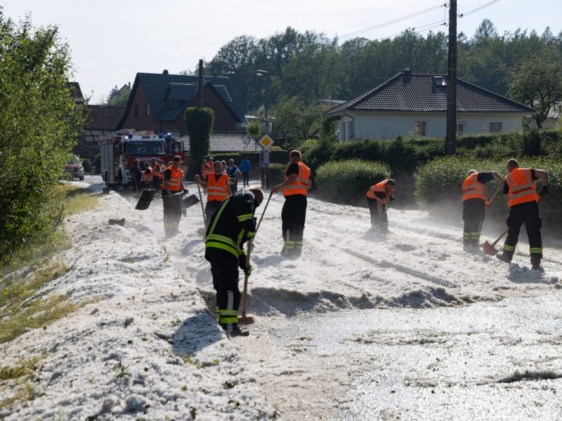 Unwetter in Thüringen: Dorf versinkt in Hagel-Flut! „Noch nicht erlebt“