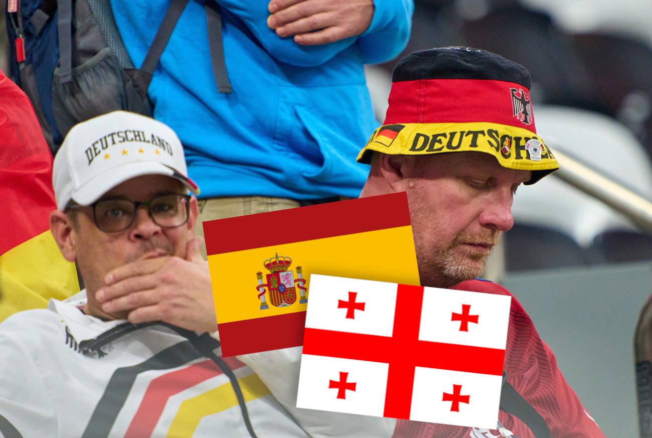 España – Georgia: ¡Ahora es seguro!  Los aficionados alemanes se están volviendo locos.