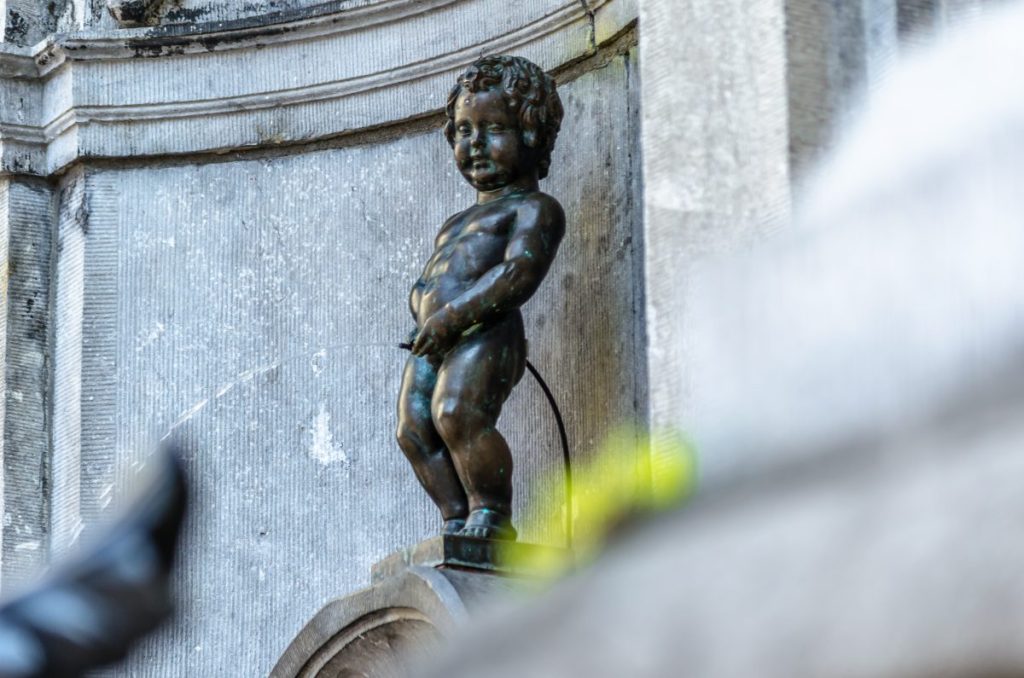 So wie das belgische Original hier hatte sich auch das Manneken Pis in Erfurt erleichtert. Was nicht allen gefiel…