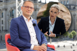 AfD-Chefs bei ARD und ZDF.