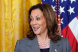 In einer neuen Umfrage zur US-Wahl führt Kamala Harris vor Donald Trump.