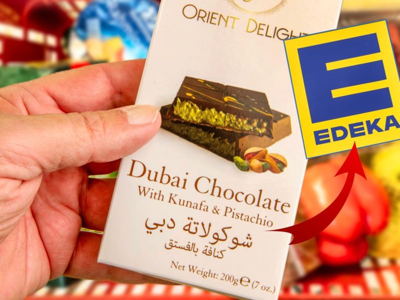 Dubai-Schokolade bei Edeka – in diesen Filialen gibt es die heißbegehrte Ware