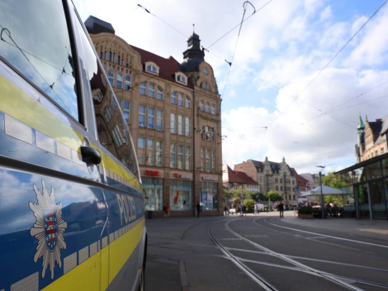 Erfurt: Großeinsatz in der Innenstadt! Mann schießt mit Pistole um sich