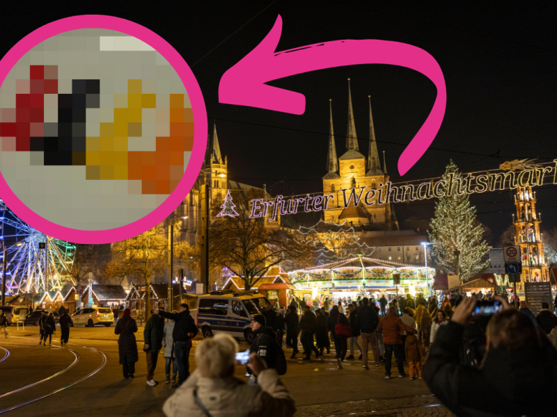 Weihnachtsmarkt Erfurt: FSK18! DIESE Süßigkeit gibt’s nur unter der Hand