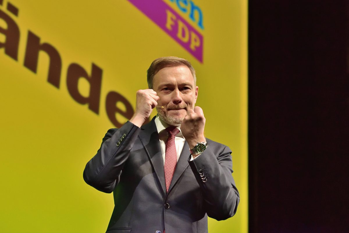 Christian Lindner hofft auf das Nehmen der fÃ¼nf-Prozent-HÃ¼rde bei der Bundestagswahl.