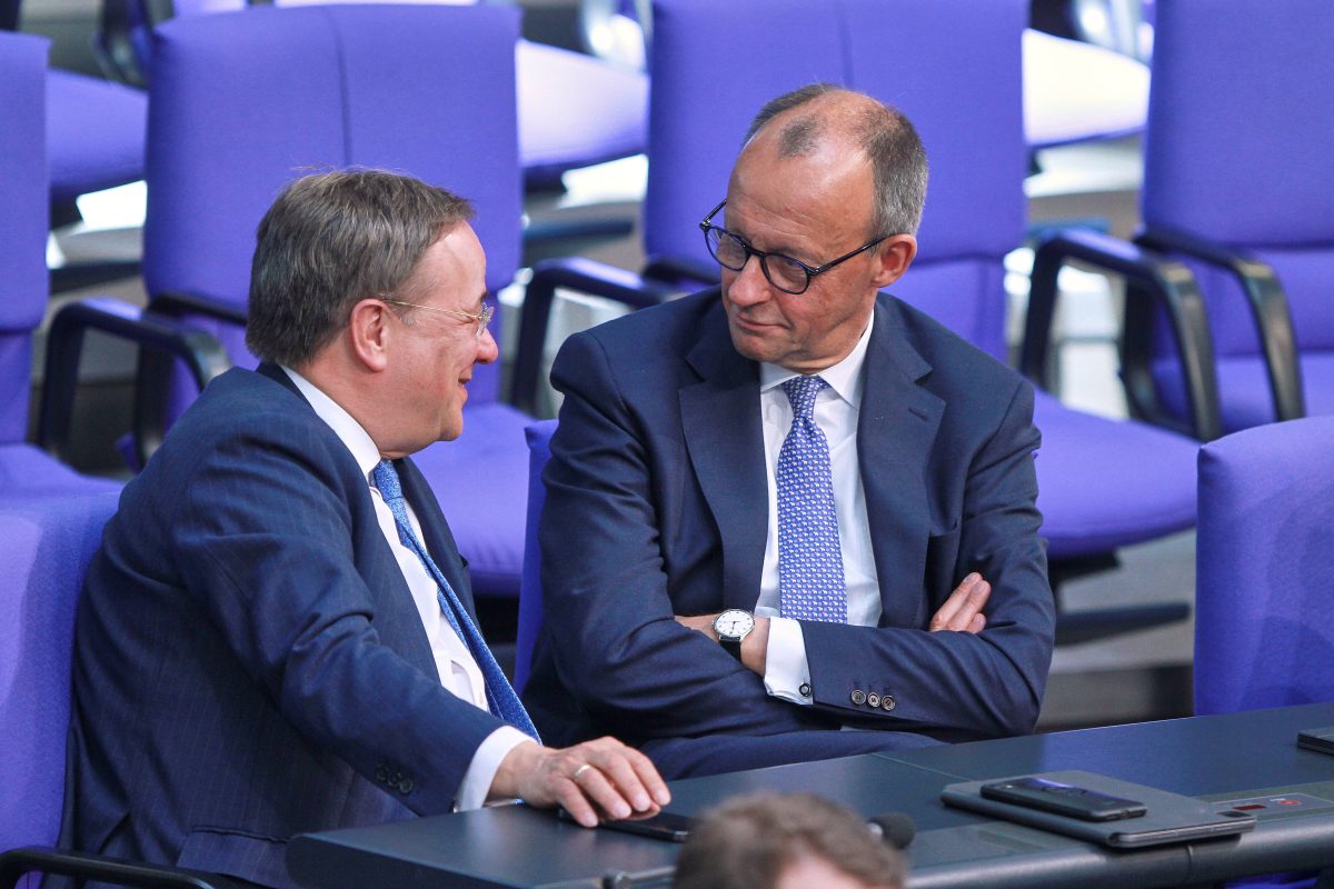 Armin Laschet und Friedrich Merz