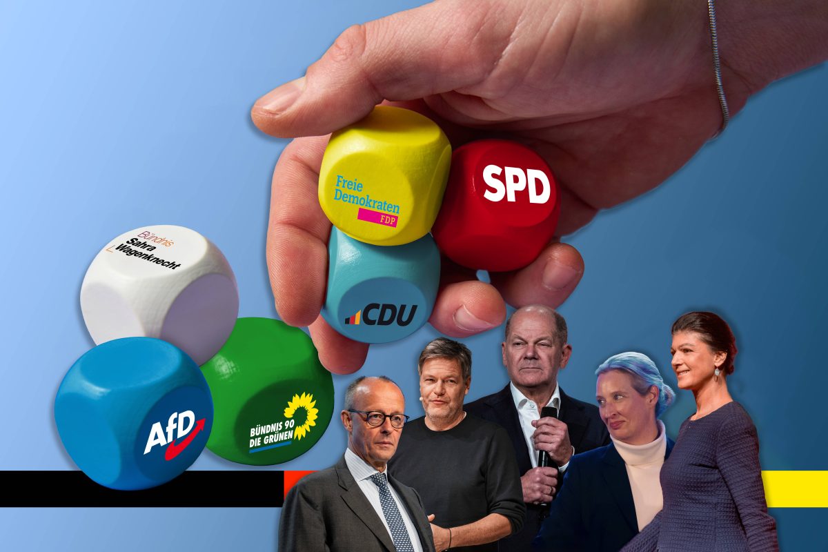 Spannung vor der Bundestagswahl - die letzte Umfrage!