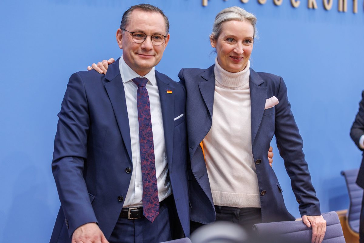 Mega-Erfolg bei der Bundestagswahl: Alice Weidel und Tini Chrupalla.