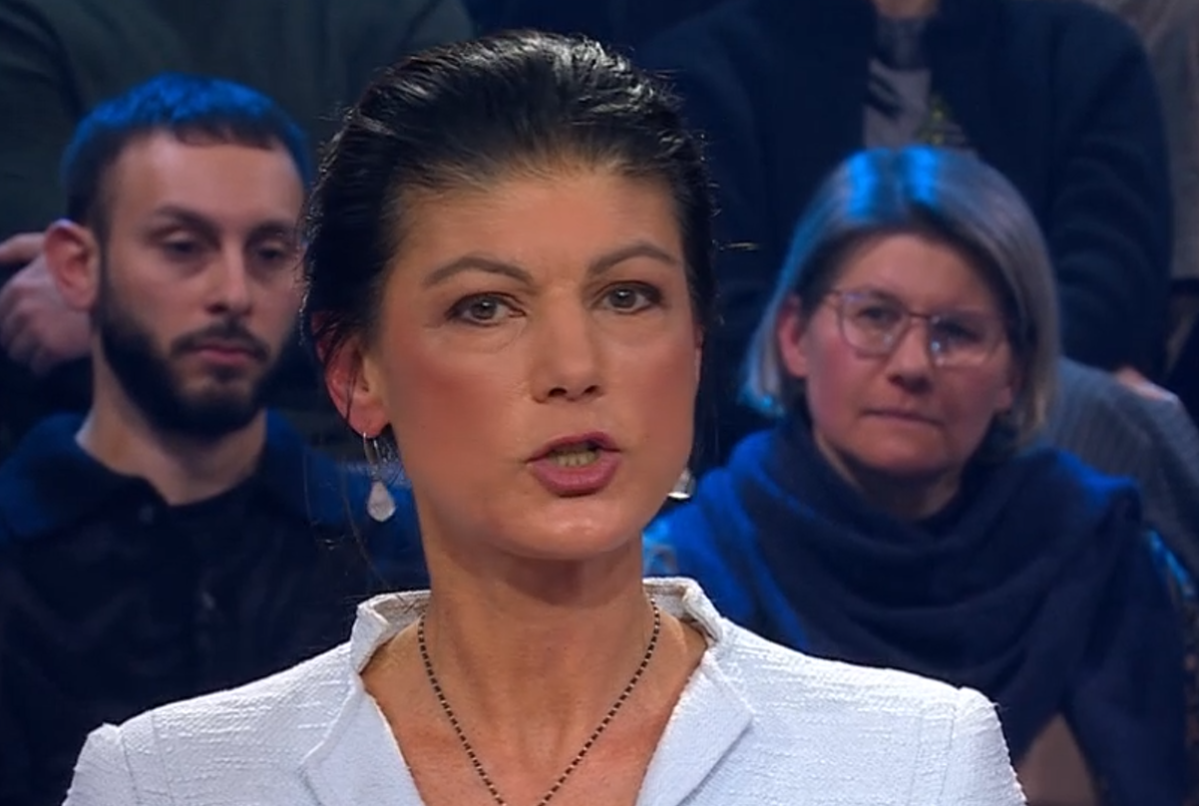 Sahra Wagenknecht im Wagenknecht im ZDF-Talk 